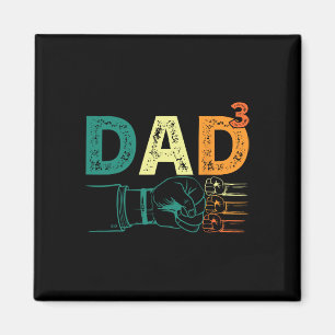 Aimant Papa A Cuit Papa De Trois Mens Citer Drôle Noël