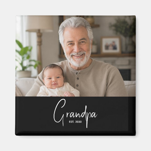 Aimant Papa a été établi Cadeau (Devant)