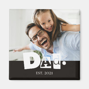 Aimant Papa a fondé une photo personnalisée moderne 