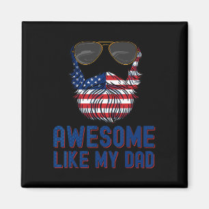 Aimant Papa Beauté Awesome Comme Mon Père 4 juillet Patri