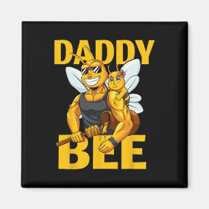 Aimant Papa Bee Bee Abeille Miel Papa Avec Fille Gir