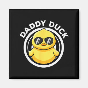 Aimant Papa Canard Papa J'aime Les Canards Amateur De Fam