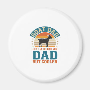 Aimant Papa Chèvre Comme un Papa Régulier Mais Plus Cool