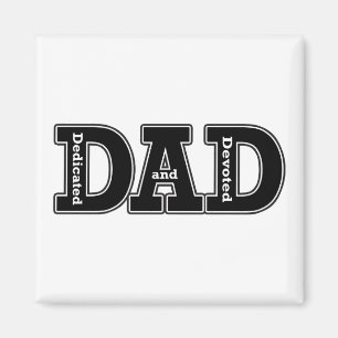 Aimant Papa consacré et dévoué typographique