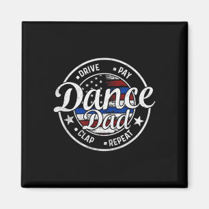 Aimant Papa Danse Danse Vintage Danse américaine Danse Pè