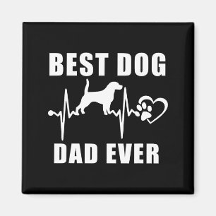 Aimant Papa de chien jamais poulain chien battement de co
