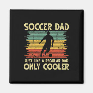 Aimant Papa de foot vintage, exactement comme un papa nor