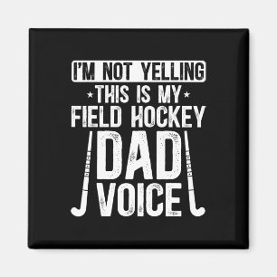 Aimant Papa de hockey sur gazon Voix Papa d'un joueur de