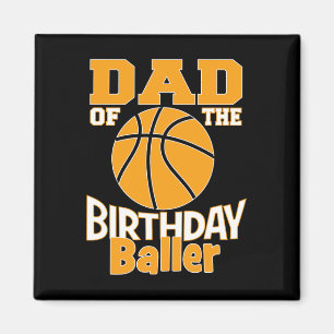 Aimant Papa De L'Anniversaire Byller Bysketbyll Fête À Th