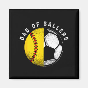 Aimant Papa de Llers père fils joueur de softball coach