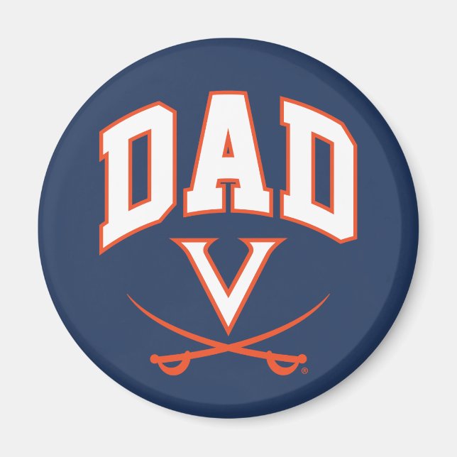 Aimant Papa des Cavaliers de Virginie (Devant)