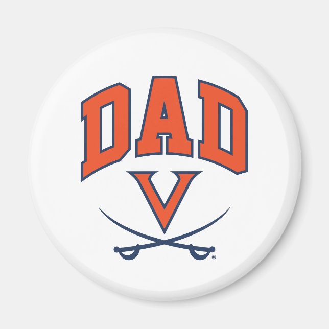 Aimant Papa des Cavaliers de Virginie (Devant)