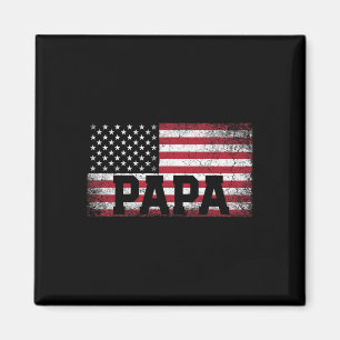 Aimant Papa Drapeau Américain Fête des Pères Cadeau 4 Jui