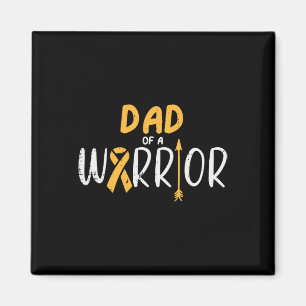 Aimant Papa D'Un Guerrier Cancer De L'Enfance Sensibilisa
