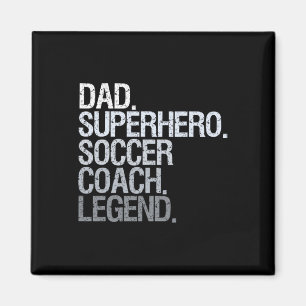 Aimant Papa entraîneur de football 