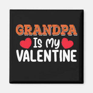Aimant Papa est mon jour de la Saint-Valentin famille fil
