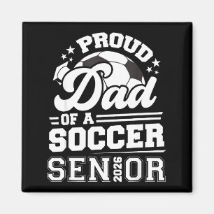 Aimant Papa fier d'un ballon de foot senior promotion 202