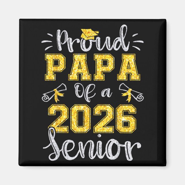 Aimant Papa fier d'un diplômé de terminale 2026 2026  (Devant)