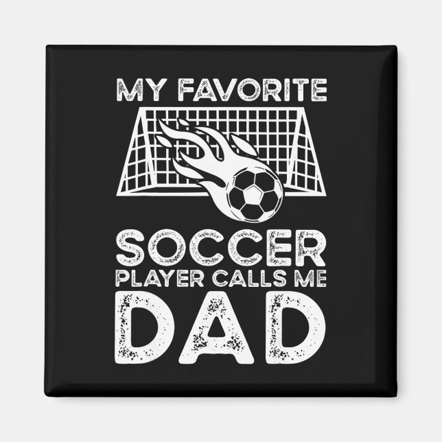 Aimant Papa footballeur _6  (Devant)