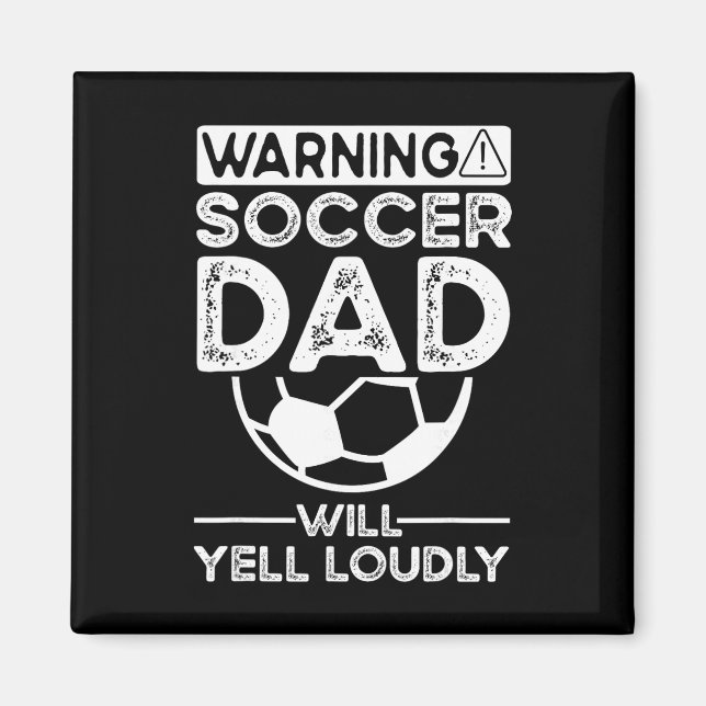 Aimant Papa footballeur _7  (Devant)