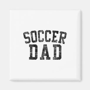 Aimant Papa Footballeur Anniversaire Clic Gras Police Pap