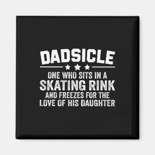 Aimant Papa Hockey Dadsicle Patinage Artistique Papa D'un