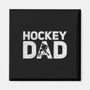 Aimant Papa hockey Joueur de hockey Fête des pères Amateu