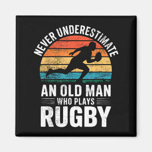 Aimant Papa joueur de rugby Père rugby 