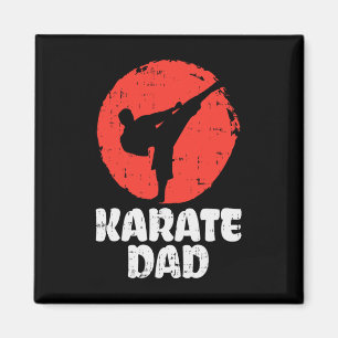 Aimant Papa Karatéka Combattant Art Martial Japonais Fête