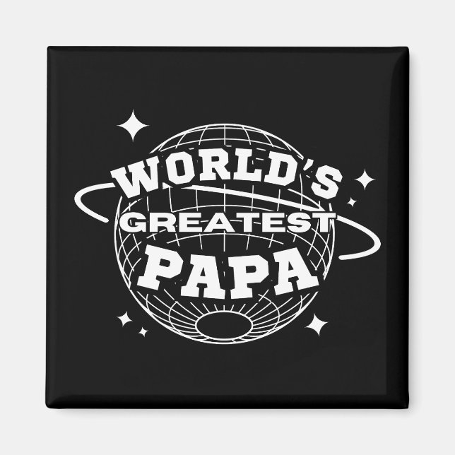 Aimant Papa le plus grand du monde (Devant)