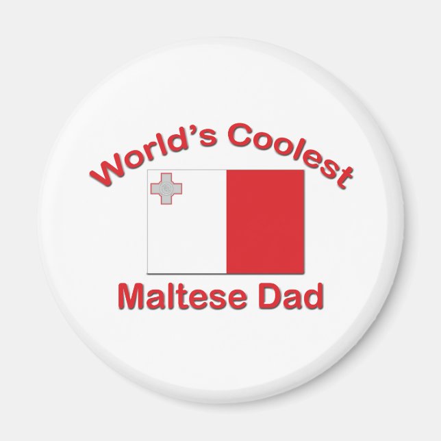 Aimant Papa maltais le plus frais (Devant)