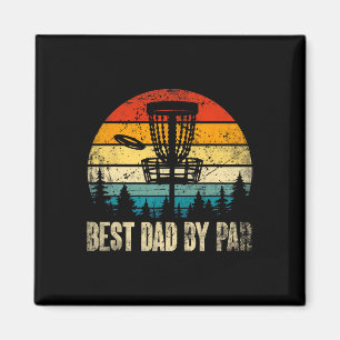 Aimant Papa Par Disque Vintage Golf Drôle Papa Fête des p