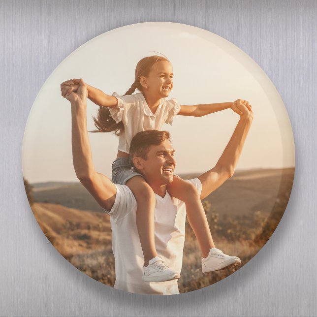 Aimant Papa père papa photo pleine photo (Créateur téléchargé)