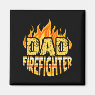 Aimant Papa pompier Cadeau fier pompier Citation