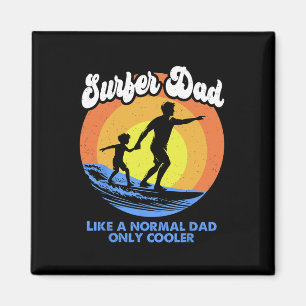 Aimant Papa Surfeur Fête des Pères Papa qui Surf Papa Ama