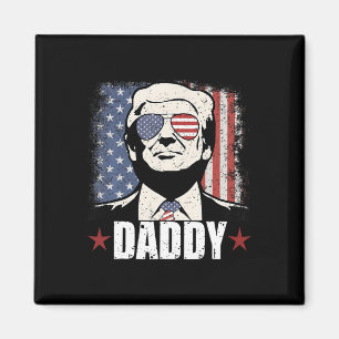 Aimant Papa Trump 2025 Officiel Papa Trump Drôle 1