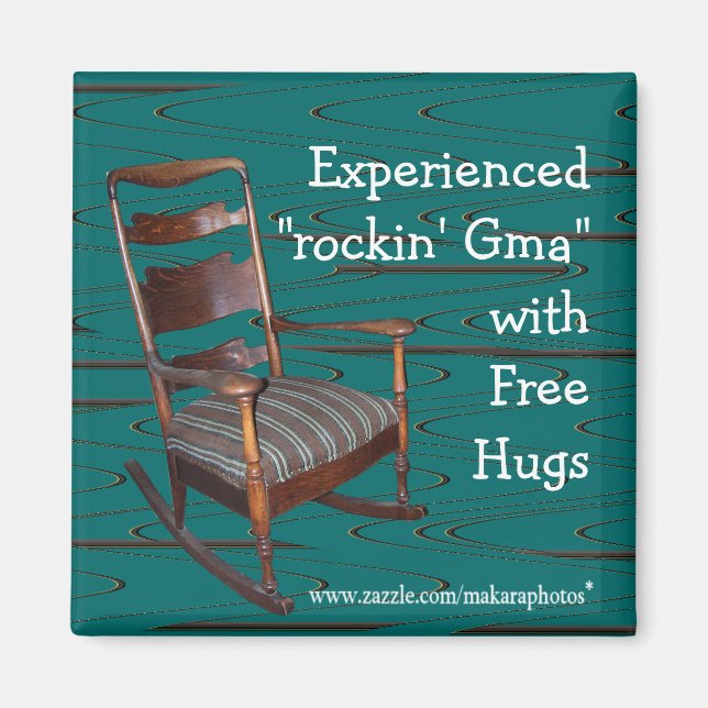 Aimant Papa's Ol Rocker Magnet-personnaliser à toute occa (Devant)