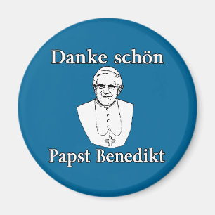 Aimant Pape Benoît de Danke Schon