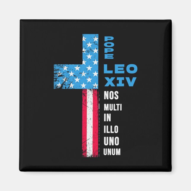 Aimant Pape Élection Pontifex - Etats-Unis - Pape Leo Xiv (Devant)
