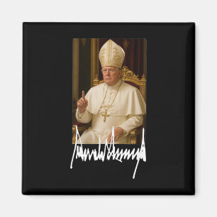 Aimant Pape Trump Drôle Président Américain Trump Vatican