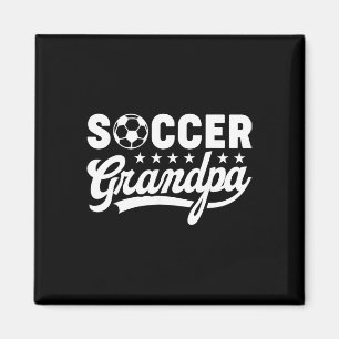 Aimant Papi footballeur drôle humour vintage papa sportif