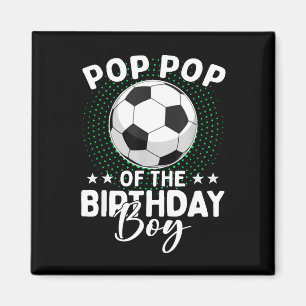 Aimant Papi Papi De L'anniversaire Du Joueur De Football 