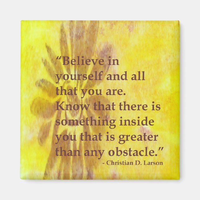 Aimant Papier Carré 100 % Recyclé (Devant)