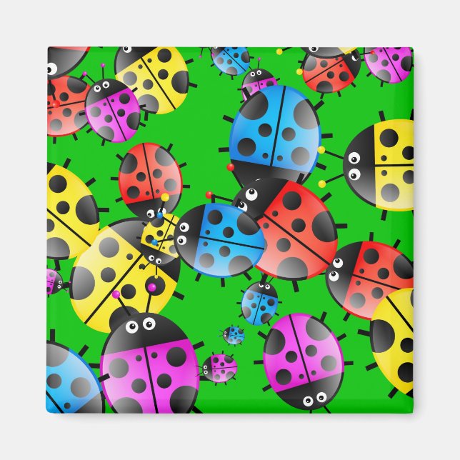 Aimant Papier peint Ladybug (Devant)