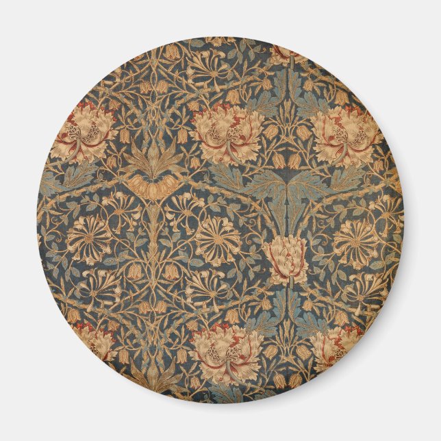 Aimant Papier peint riche au chèvrefeuille de William Mor (Devant)