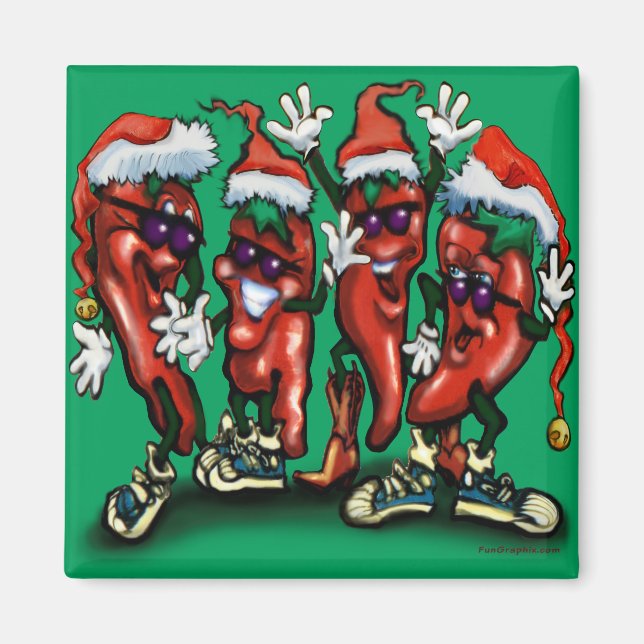 Aimant Papiers de Noël (Devant)