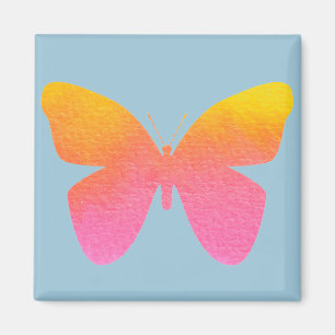 Aimant papillon aquarelle