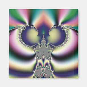 Aimant Papillon Arc-en-Ciel