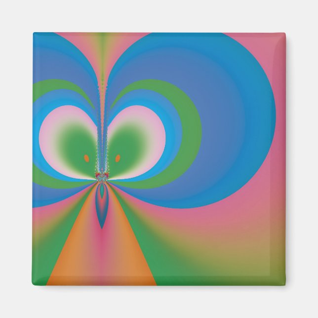 Aimant Papillon bleu (Devant)