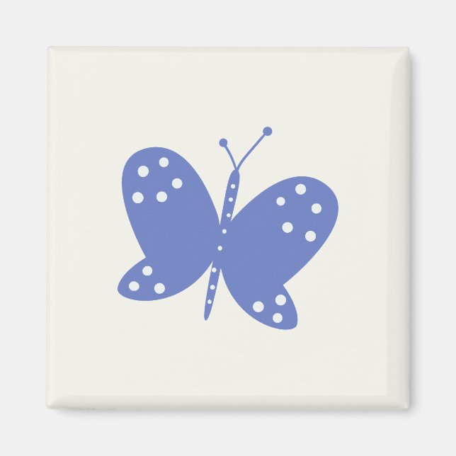 Aimant Papillon Bleu (Devant)
